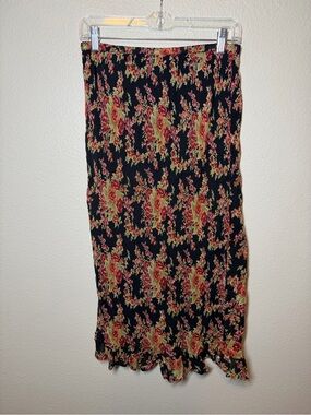 Vintage April Cornell Floral slip Skirt whimsical Cottagecore small medium Y2K